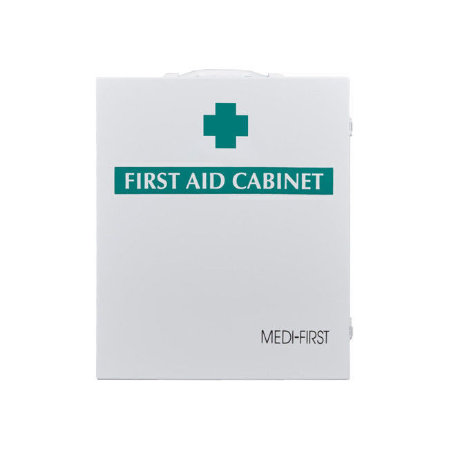 Caixa dos dispositivos do auxílio de Kit Metal Medicine Cabinet First dos primeiros socorros
