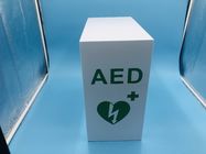 Logotipo feito sob encomenda da impressão da caixa fixada na parede do desfibrilador do AED disponível