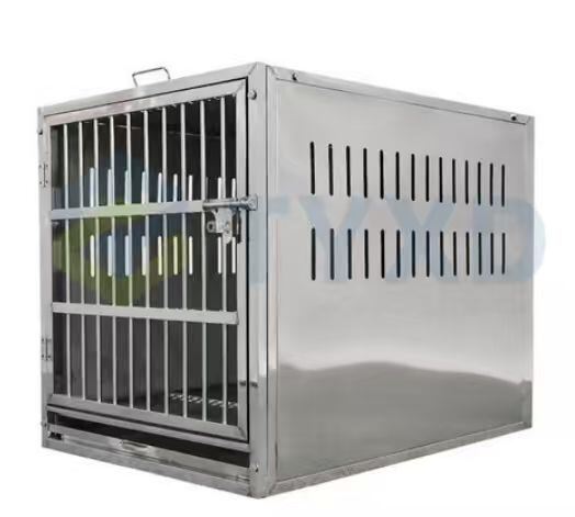 Gaiola para Cães em Aço Inoxidável TYXD Tipo de Montagem Caixas de Metal para Animais de Estimação