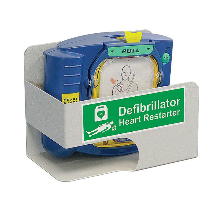 Suporte de parede de aço laminado do AED, suporte de parede do desfibrilador do AED do auxílio da segurança em primeiro lugar