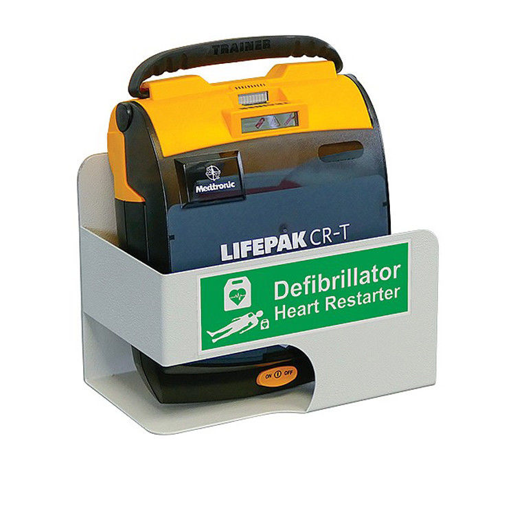 Suporte de parede de aço laminado do AED, suporte de parede do desfibrilador do AED do auxílio da segurança em primeiro lugar